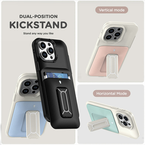 เคสโทรศัพท์แบบกระเป๋าสตางค์สำหรับ <span class=keywords><strong>iPhone</strong></span> 16 15 14 13 12 <span class=keywords><strong>11</strong></span> <span class=keywords><strong>Pro</strong></span> 16E TPU PC เปิดง่ายฝาหลังมีขาตั้ง - Product Image 6