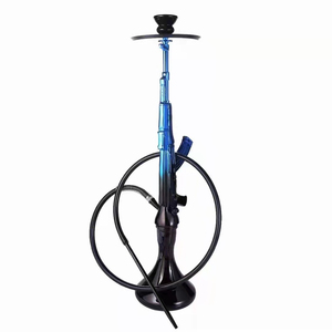 Cachimba con Forma de <span class=keywords><strong>AK</strong></span>-<span class=keywords><strong>47</strong></span>, Diseño de Vástago de Vidrio, Juego Completo de Cachimba Árabe, Suministro Directo de Fábrica - Product Image 6