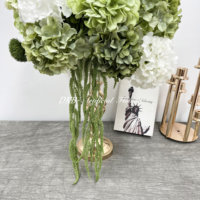 Boule florale artificielle en gros pour décoration de table de mariage, plante verte, boule de fleurs d'hortensia, centre de table décoratif
