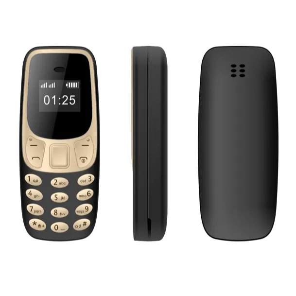 Wholesale 0.66inch Mini Telefonos Celulares Supports Dual Sim Card Mini Feature Phone With Top Selling