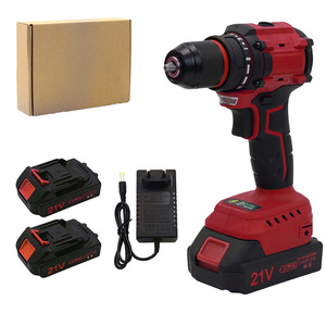Cordless Drill 21V Lithium Battery Dual Speed Keyless Chuck Reversible Diy Screwdriver Metal Drilling Renovation - Product Image 1