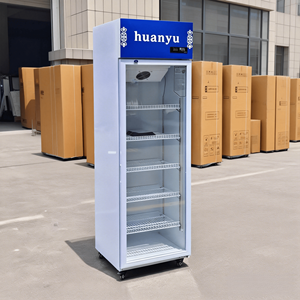 Nuevo Refrigerador Vertical Comercial de Una Sola Temperatura, Económico y Moderno, con Puerta de Vidrio, Control LED y Estantes Ajustables - Product Image 1