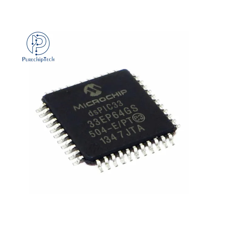 Purechip DSPIC33EP64GS504-E/PT New & Original in stock Electronic components integrated circuit IC DSPIC33EP64GS504-E/PT