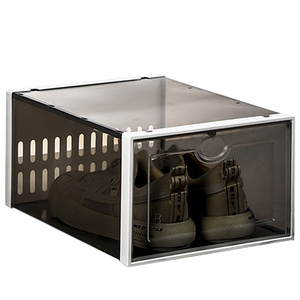 Creative Upright Shoe Storage Box Plastic sneaker box storage