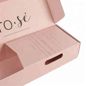 Boîte d'expédition en carton ondulé en gros, boîte d'emballage personnalisée avec logo pour l'e-commerce, boîte d'expédition par <span class=keywords><strong>abonnement</strong></span> - Product Image 4