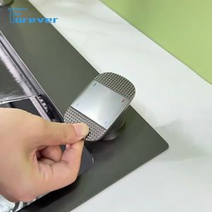 2025 nouveau motif volcanique en acier inoxydable caché creux d'eau de pluie Surface traitée avec évier de cuisine cascade de technologie Nano - Product Image 5