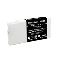 Cartouches d'encre entièrement compatibles OCB 200ML/PC T43U1-T43U6 avec encre à colorants pour imprimante EPSON Surelab SL-D800 D800