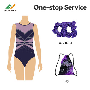 <span class=keywords><strong>Justaucorps</strong></span> de gymnastique sublimés sans manches <span class=keywords><strong>justaucorps</strong></span> de danse de performance de compétition vêtements de gymnastique pour les filles - Product Image 6