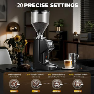 Machine à moudre le café électrique à lame OEM Réglage réglable 50 kilos Acier inoxydable Moulin à café à meules pour usage commercial - Product Image 5