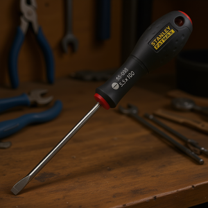 Stanley Fatmax Screwdriver 5.5x100mm Flat Head <b>Precision</b> <b>Tool</b> - Product Image 3