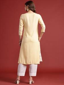 ดอกไม้ปัก Kurta - Product Image 5