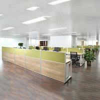Escritorios de Oficina Flexibles, Estaciones de Trabajo Abiertas Personalizadas para Oficinas Corporativas de 2, 4, 6, 8, 10 y 12 Plazas