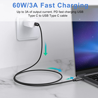 Cable USB-A a Tipo-C de 65W de Fábrica HUGEEL, Cargadores de Nailon con Carga Rápida PD100W 3.3/6.6/10f para Teléfono, Laptop, Tablet, Kit de Cable USB-C