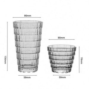 Vaso de Vidrio Sodalime en Oferta, para Café, Leche, Cerveza, Whisky, Portátil, Reutilizable, Gran Capacidad, Color y Logotipo Personalizables, para el Hogar o Bar - Product Image 3