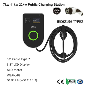 เครื่องชาร์จ EV 22Kw อ็อคพีเมนเนคส์แบบ2 32A 3เฟส7kw วอลบ็อกซ์ชาร์จไฟในรถเร็ว - Product Image 3