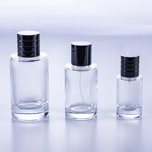 Wadah Botol Parfum Mewah Kaca Kosong Transparan 30Ml Kualitas Tinggi