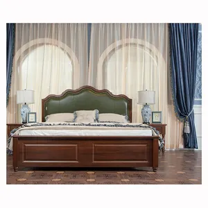 Hepburn serisi tam ev özelleştirme yatak ev mobilya komple Set yatak odası takımları