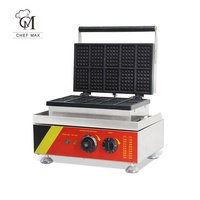 Fabricant de gaufre à bulles belge rectangulaire Commercial crêpières électriques