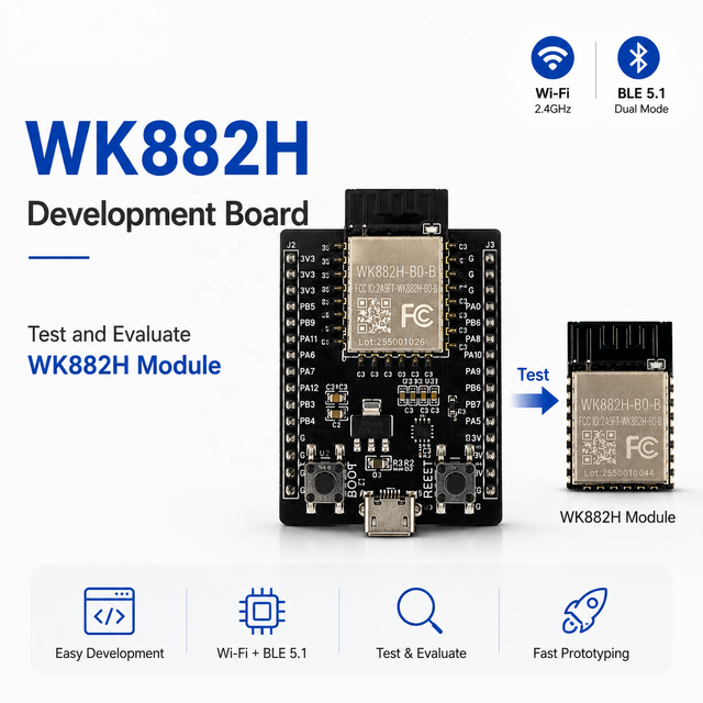 IoT WiFi BLE 5.1 Development Evaluation Kit for Wireless Module Testing