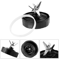7 ailettes Mélangeur Lame Compatible avec Ninja Mélangeur Lame Remplacement pour Ninja Auto iQ BL682-30 BL642-30 BL450-30 BL482-30 BL687