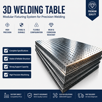 Table de soudage 3D résistante à l'usure avec surface nitridée et plateforme multi-trous pour l'assemblage de métaux