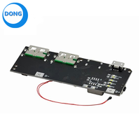22.5W batterie externe 5 ports bidirectionnel charge rapide module d'alimentation mobile circuit imprimé bricolage carte mère manchon QC4 + PD3.0