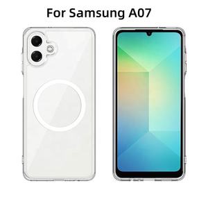 GSCASE 2025 New Case Clear Transparent Acrylic Case Magnetic Wireless Charging pour <span class=keywords><strong>Samsung</strong></span> Galaxy A17 A07 Phone Case - Product Image 2