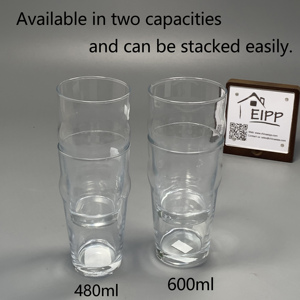 Vasos de Vidrio EIPP, Gran Venta, con Logotipo y Empaque Personalizados, Vasos de <span class=keywords><strong>Cerveza</strong></span> de 16oz y 20oz para Hoteles, Restaurantes y Cervecerías Artesanales - Product Image 3