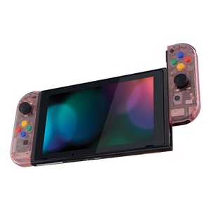 เคสเปลี่ยนทดแทนแบบใสสีชมพูสั่งทำพิเศษจาก EXtremeRate สำหรับ Nintendo Switch และ Switch Oled - Product Image 6