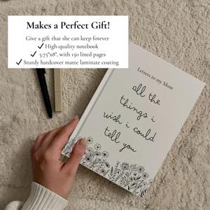 LABON Diario Personalizzato con Copertina Rigida per Mia Mamma, Libro dei Ricordi per Lutto e Guarigione, Diario con Foto e Messaggi Personalizzati, Regalo - Product Image 6