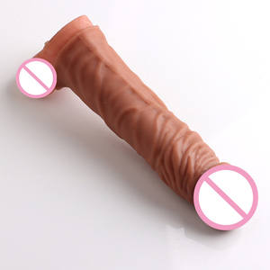 Adult <span class=keywords><strong>PVC</strong></span> Male Sex Toy Wieder verwendbare Penis Kondom Penis hülle für die Verlängerung des bequemen Begleiters des Mannes - Product Image 3