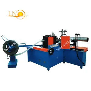 Automatic expanded metal mesh spiral tube making machine