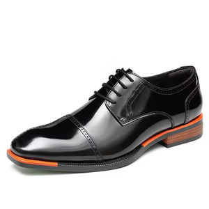 Chaussures Richelieu en cuir pour homme, de haute qualité, formelles, à bout fermé, respirantes, à lacets, haut de gamme, faites à la main, décontractées, intemporelles - Product Image 5