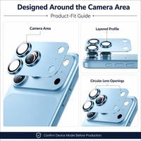 Protection intégrale 3D en métal mat, verre trempé givré pour iPhone 18 Pro 18 Pro Max, protection de l'objectif de l'appareil photo