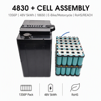 Boîtier vide personnalisé pour batterie lithium de stockage d'énergie pour vélo électrique 4815 V0 ABS PC 18650 48V OEM ODM