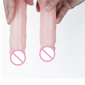 Vibrador de Doble Cabeza con Pene Artificial de Silicona y TPE Personalizado para Lesbianas, Consoladores Grandes de 14.96 Pulgadas para Mujeres, Enormes y Realistas - Product Image 6