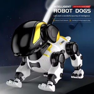 Tiếng nói RC Robot chó đi Bộ lật chào ngồi ngủ pushups câu chuyện điều khiển bằng giọng nói tiếng Anh bắt chước bài hát khiêu vũ mã hóa vui vẻ - Product Image 3