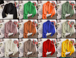 2025 primavera otoño verde esmeralda chaqueta de mujer tamaño pequeño traje de moda <span class=keywords><strong>para</strong></span> todas las estaciones <span class=keywords><strong>para</strong></span> <span class=keywords><strong>niñas</strong></span> - Product Image 2