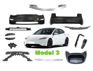 Pièces de rechange automobiles directement de l'usine, pare-chocs avant pour Tesla <span class=keywords><strong>Model</strong></span> <span class=keywords><strong>3</strong></span>, OE 1694314-SC-G - Product Image 3