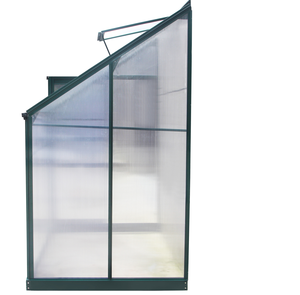 4.1x6.3FT maigre à concevoir pour la plantation de graines peu encombrante Serre de plain-pied extérieure avec cadre en aluminium galvanisé Maison de jardin - Product Image 2