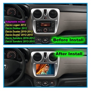 Autoradio Android 8 Pollici 2 Din con Schermo Touch HD, Lettore Multimediale, Stereo Auto con GPS per Renault <span class=keywords><strong>Dacia</strong></span> - Product Image 2