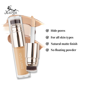 Label privé beige léger nuances à fonctions multiples dissimulant le visage cosmétique imperméable à l'eau liquide mat <span class=keywords><strong>correcteur</strong></span> - Product Image 3