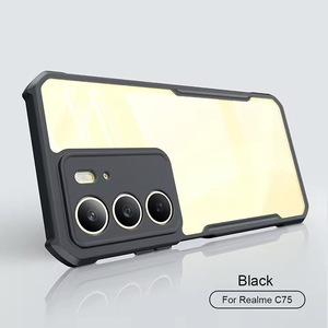 Ốp điện thoại cho realme C75 C71 C73 c75x C63 C65 C67 C61 C55 C53 C51 Ốp bảo vệ toàn bộ điện thoại Acrylic chống rơi màu đen - Product Image 1