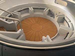 Barco a pedal <span class=keywords><strong>submarino</strong></span> con motor eléctrico, bote de pontón con motor de agua de salsa Tug, catamaman, sushi, barbacoa transparente, donut, parrilla - Product Image 3