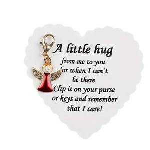 Porte-clés Ailes d'Ange en Métal Thème Rédemption Cœur d'Ange, Souvenir pour Activités Religieuses, Pendentif pour Téléphone Portable - Vente Chaude - Product Image 5