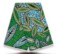 Nouveau Tissu Organza Africain Biologique Peigné et Tissé, Teint à la Cire, Motif Batik, Estampage Or, Poids Moyen, pour Filles