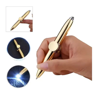 Le plus récent Anti-anxiété LED Fidget Spinner stylo à bille en métal multifonctionnel 1.0mm largeur d'écriture Stress réduire le cadeau de décompression