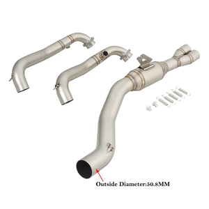 Silencieux pour moto Aprilia RS660 RS 660 Tuono 660 2021-2024, système complet Espace, tuyau de liaison avant, échappement, DB Killer - Product Image 3