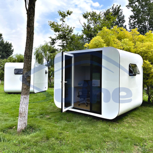 Suihe 3m đúc sẵn Apple Viên Nang Nhà nhỏ với cấu trúc khung thép sẵn sàng để tàu không gian thương mại sử dụng văn phòng - Product Image 1