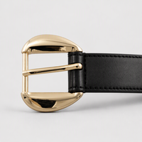Boucles de ceinture pour hommes d'affaires, logo gravé sur mesure, alliage de zinc, métal résistant à la rouille, anti-rayures, pour ceinture en cuir